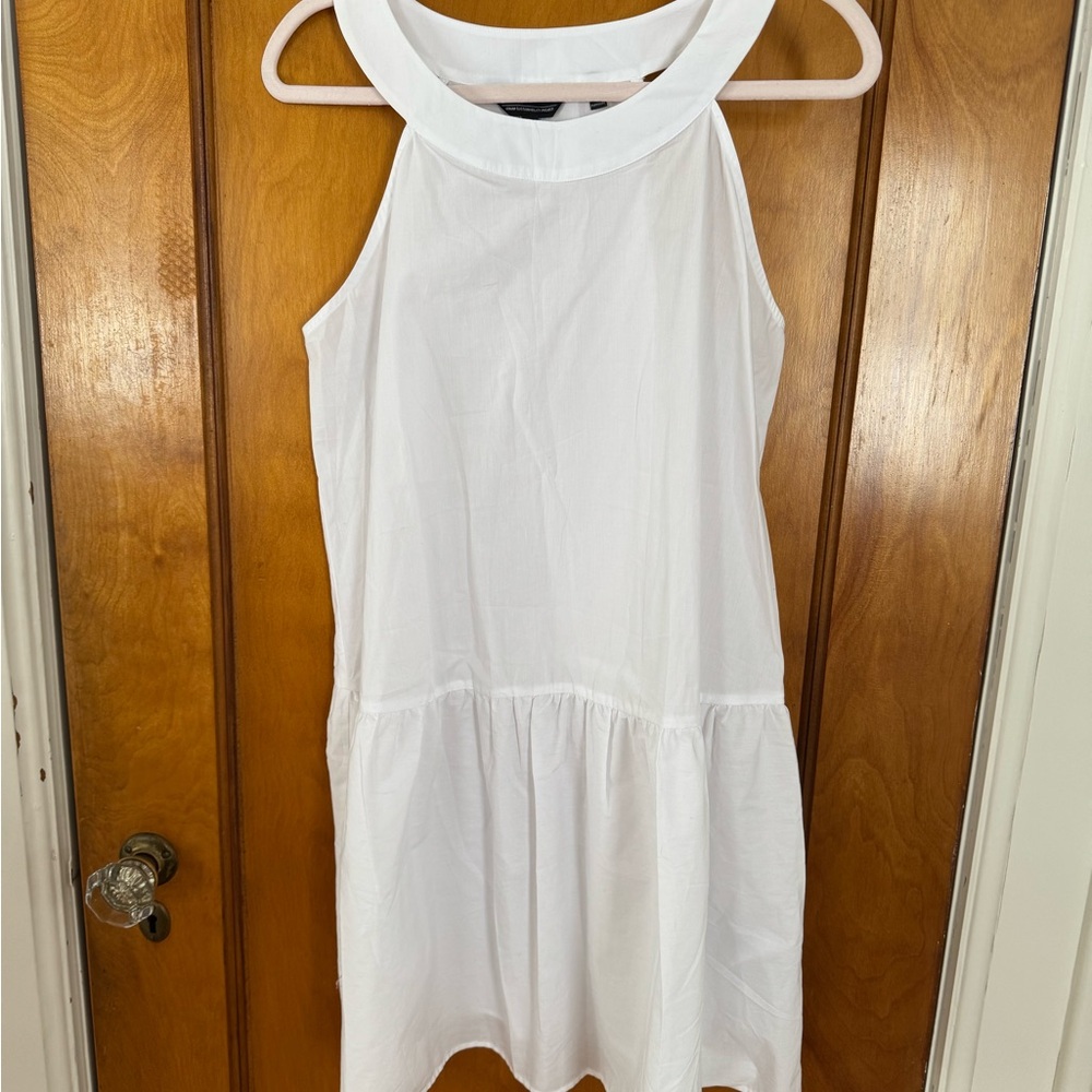 Armani Exchange White Summer Dress